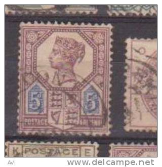 GB Great Britain, Classic .1887.used. Mi.93, 5d.  Clean Cancelation 1 - Used Stamps