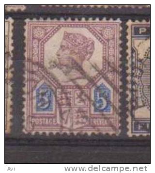 GB Great Britain, Classic .1887.used. Mi.93, 5d.  Clean Cancelation 1 - Oblitérés