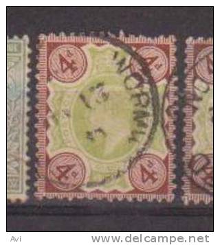 GB Great Britain, Classic 1902/13 4d Mi.109A . Used Nice Cancelation 1 - Used Stamps