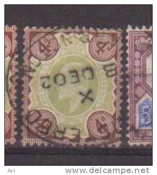 GB Great Britain, Classic 1902/13 4d Mi.109A . Used Nice Cancelation 2 - Used Stamps