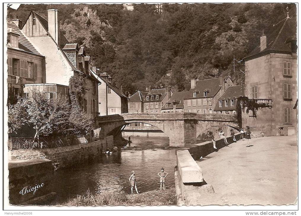 Cpsm Aubusson, Le Pont De La Terrade , Ed Vincent, Photo Théojac - Aubusson