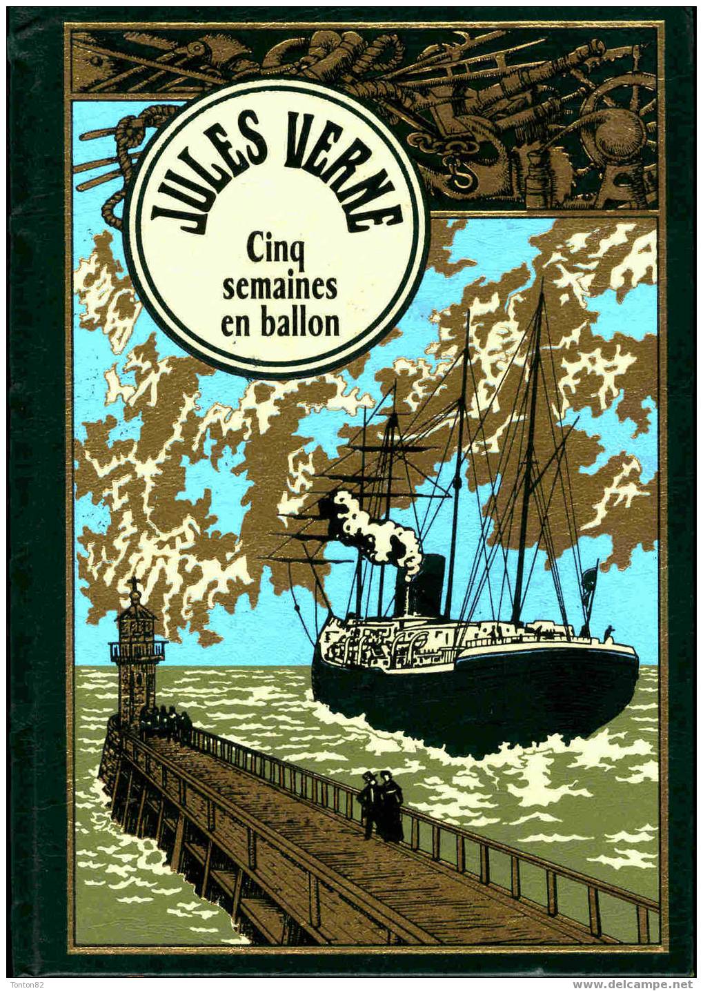 Jules Verne -Cinq Semaines En Ballon - Éditions Fabbri - Aventure