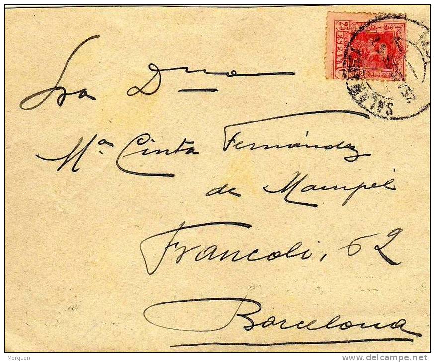 Carta Salamanca 1928 A Barcelona - Lettres & Documents