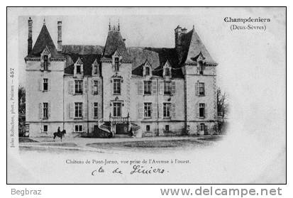 CHAMPDENIERS          CHATEAU DE PONT JARNO - Champdeniers Saint Denis