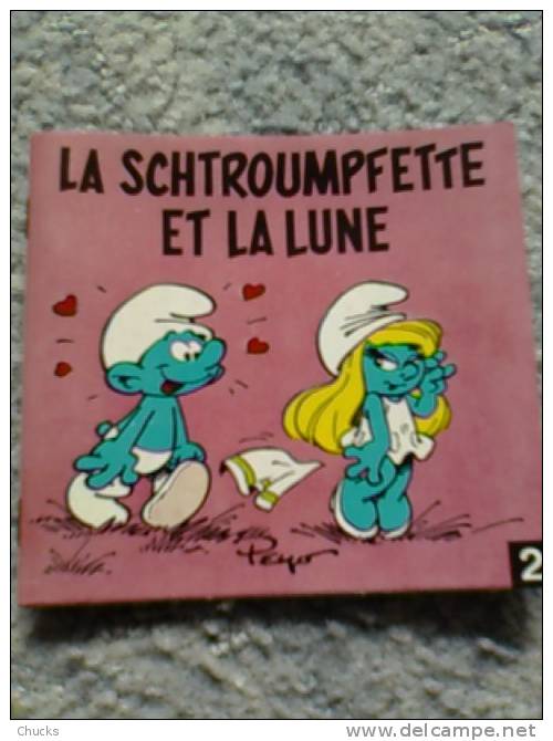 La Schtroumpfette Et La Lune N°2 Schtroumpfs, Broché éditions Dupuis 1982, 4° Trimestre. Petit Format. - Schtroumpfs, Les - Los Pitufos