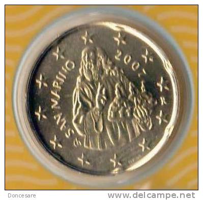 ** 20 CENT SAN MARINO 2007 NEUVE **R25** - San Marino