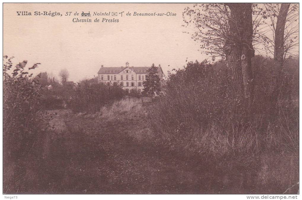 Cpa Du 95 - Villa St Régis - Beaumont Sur Oise - Beaumont Sur Oise