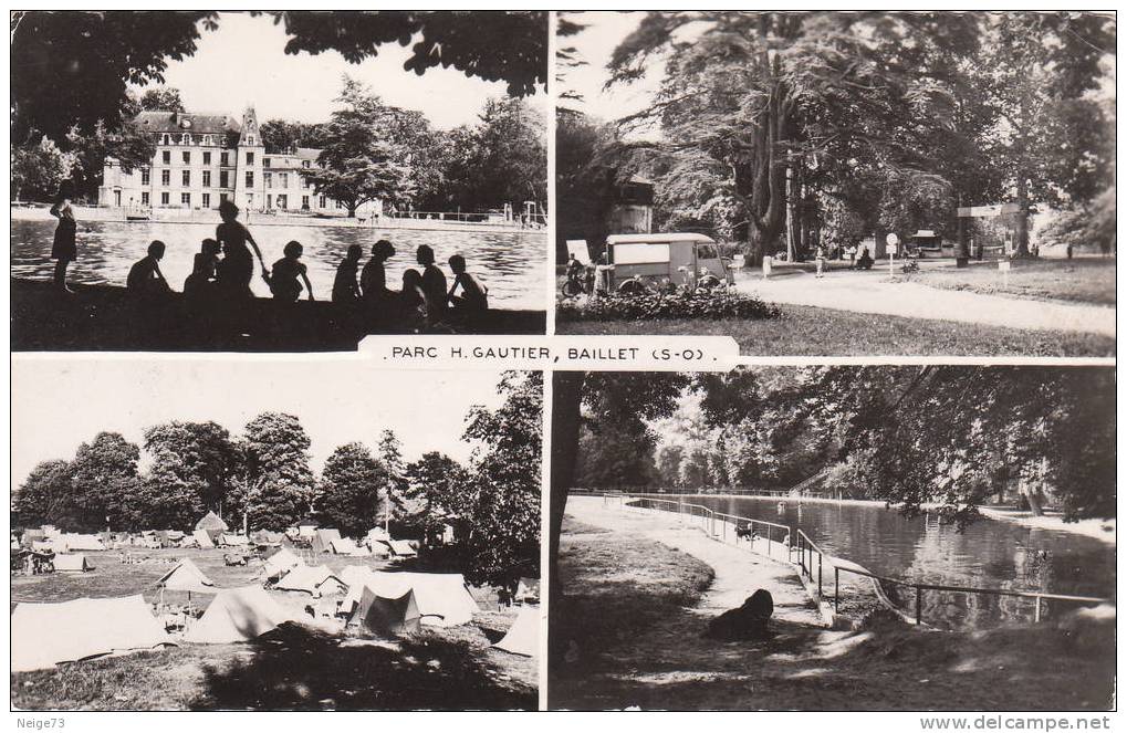 Carte Intéressante Des Années 50 Du 95 - Parc De Loisirs H.Gautier-Baillet - Propriété Des Métallurgistes CGT - Montsoult