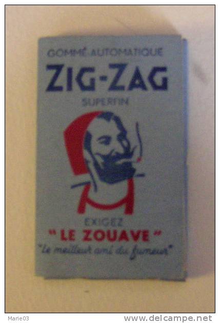 Papier Cigarettes - Zig-Zag - Le Zouave - Other & Unclassified