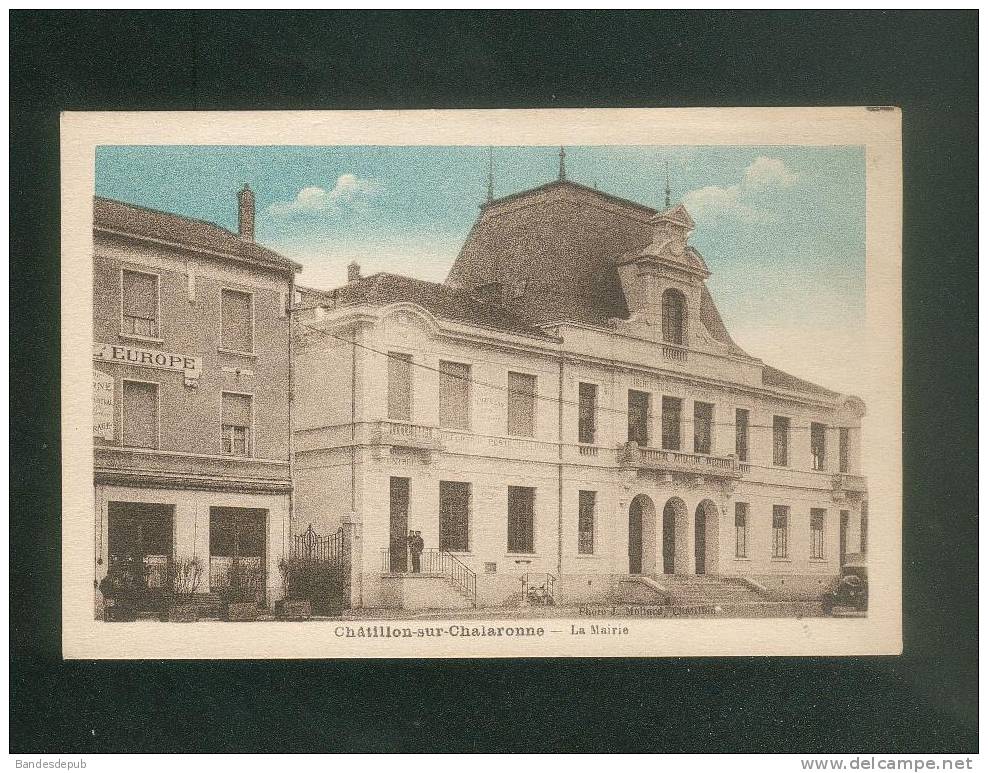 Chatillon Sur Chalaronne ( 01 ) - La Mairie ( Poste Thiriat Et Basuyau ) - Châtillon-sur-Chalaronne