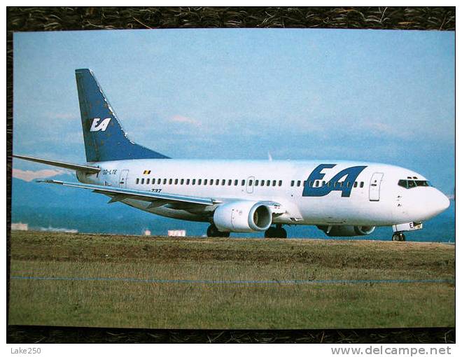 BOEING 737  EUROPEAN AIRLINES  OO-LTE - 1946-....: Moderne