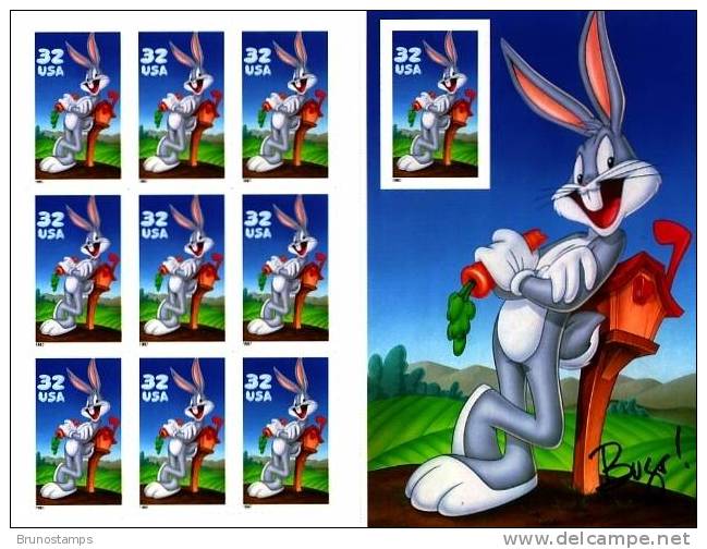 UNITED STATES - 1997  BUGS BUNNY  SHEETLET  MINT NH - 1981-...