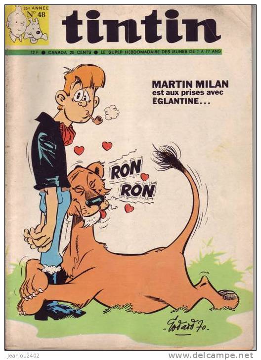 TINTIN N° 48 - 25EME ANNEE - Tintin