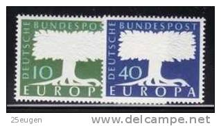 GERMANY 1957  EUROPA CEPT MNH - 1957