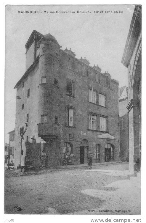 MARINGUES - Maison Godefroy De Bouillon XIV Et XVème Siècles - Maringues