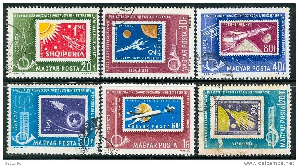 ● HONGRIE - UNGHERIA  - AEREO - 1963 - Spazio - N. 258 . . . Usati  -  Lotto 1524 - Used Stamps