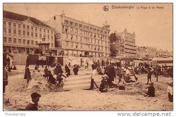 BLANKENBERGHE BLANKENBERGE  LA PLAGE ET LES HOTELS LIFT BRISTOL RESTAURANT - Blankenberge