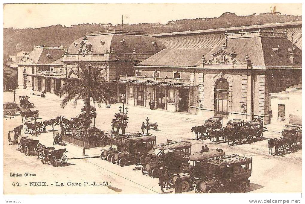 NICE .  La Gare - Transport Ferroviaire - Gare