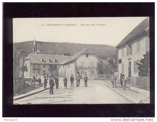 Rougemont Le Chateau L´entrée Côté De Belfort   édit.mayer N° 1222 Animée  Belle Carte - Rougemont-le-Château