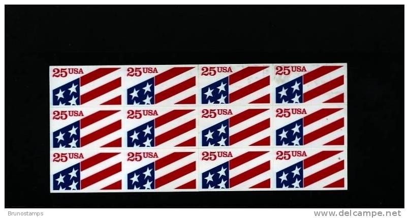 UNITED STATES - 1990  FLAG  SHEETLET  MINT NH - 3. 1981-...