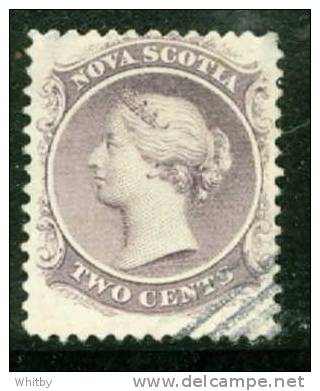 1860 2 Cent Queen Victoria Issue #9 - Oblitérés