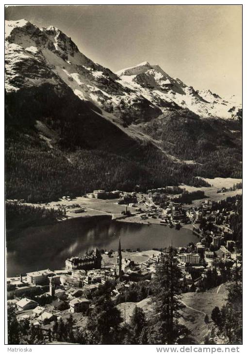 ST. MORITZ  - Mit Piz Corvatsch  - VG 1962  -  (254) - Saint-Moritz