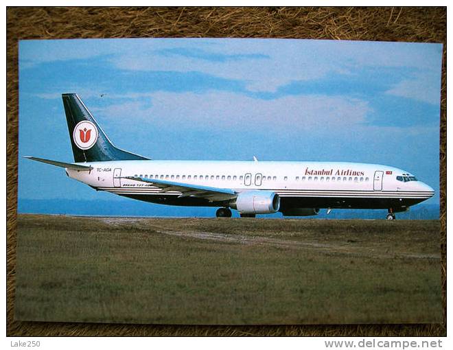 BOEING 737 ISTAMBUL AIRLINES  TC-AGA - 1946-....: Modern Era