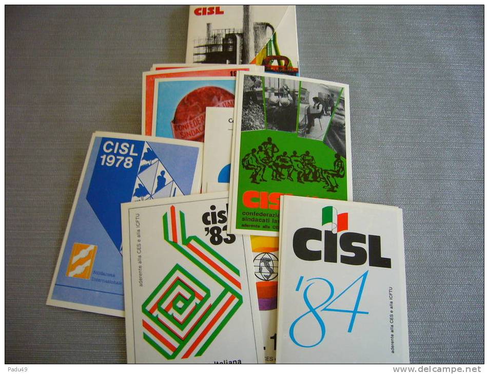 Coffret De 34 Cartes Postales Cisl - Parteien & Wahlen