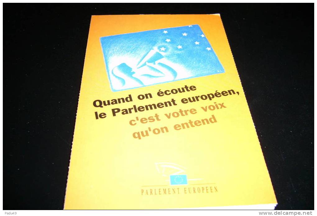 Le Parlement Europeen Depliant De 10 Cartes Postales - Ereignisse