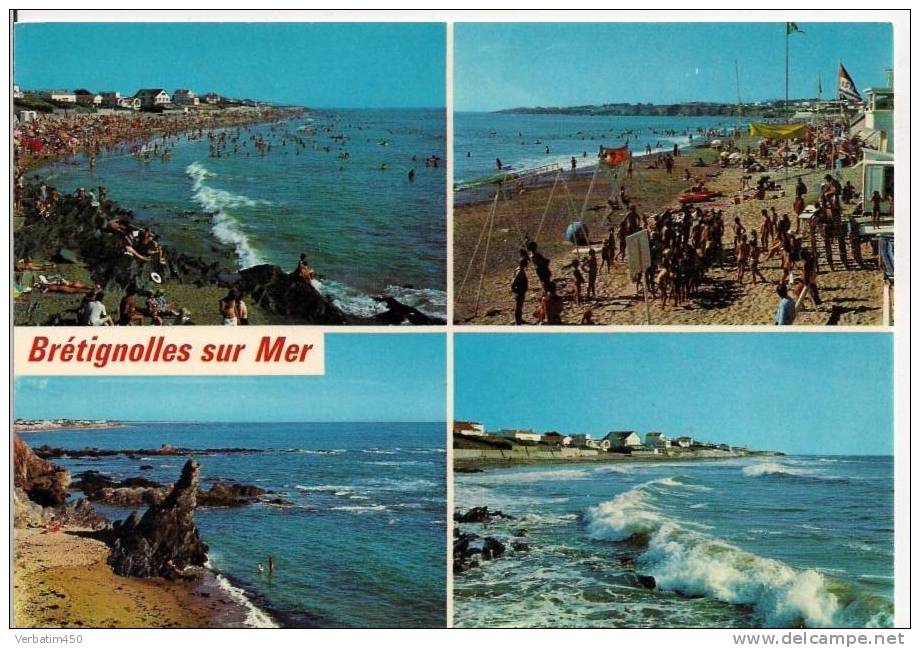 85..BRETIGNOLLES SUR MER..MULTIVUES..4 VUES..NON ECRITE..EDIT : VIEUX CHOUAN - Bretignolles Sur Mer