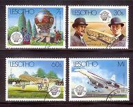 LESOTHO 1983 CTO Stamp(s) Aviation 424-427 - Airplanes