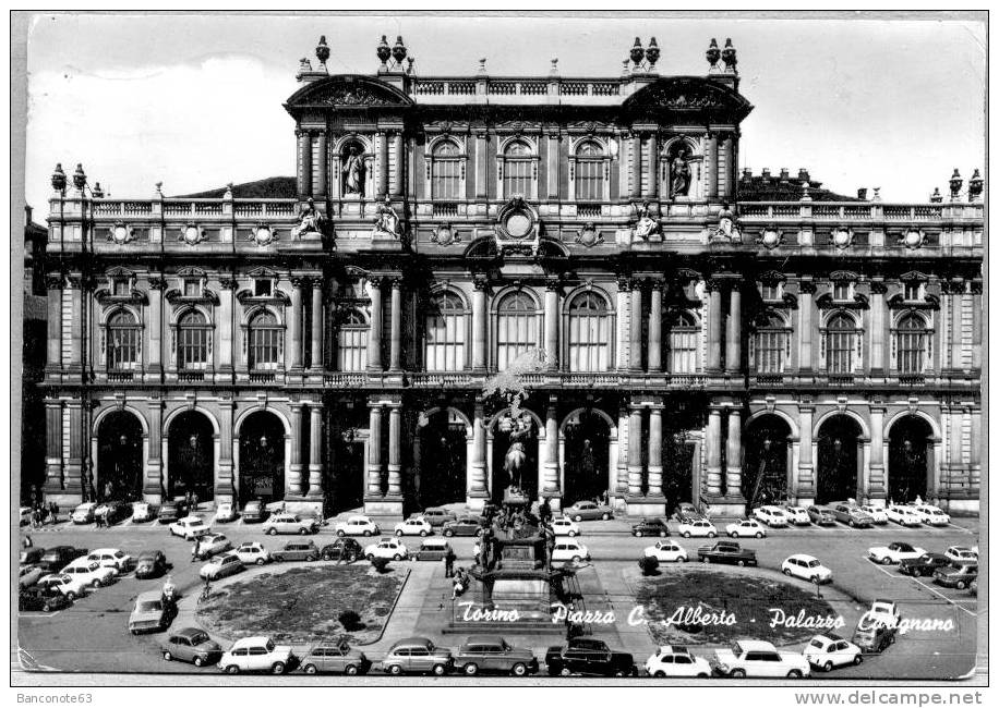 Torino. Piazza C.Alberto E Palazzo Carignano. - Palazzo Carignano