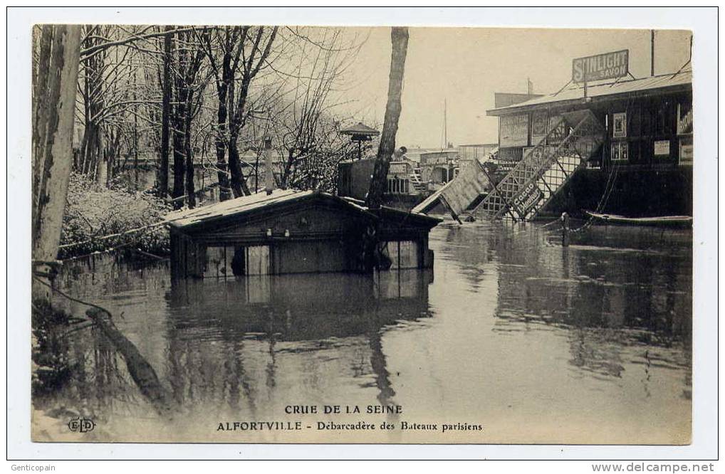 Q1 - ALFORVILLE - Débarcadère Des Bateaux Parisiens (inondations) - Alfortville