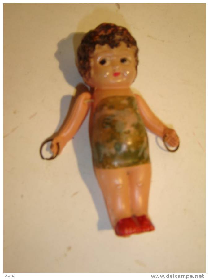 JOUET ANCIEN  / CELLULOIDE JAPON / BETTY BOOP ARTICULER    HT 10 CM  / 1950 / TRES BEL  ETAT - Disney