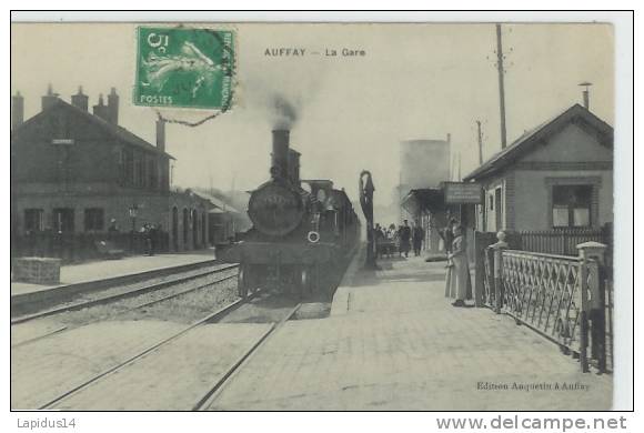 K 31 / CPA   AUFFAY   (76)  LA GARE - Auffay