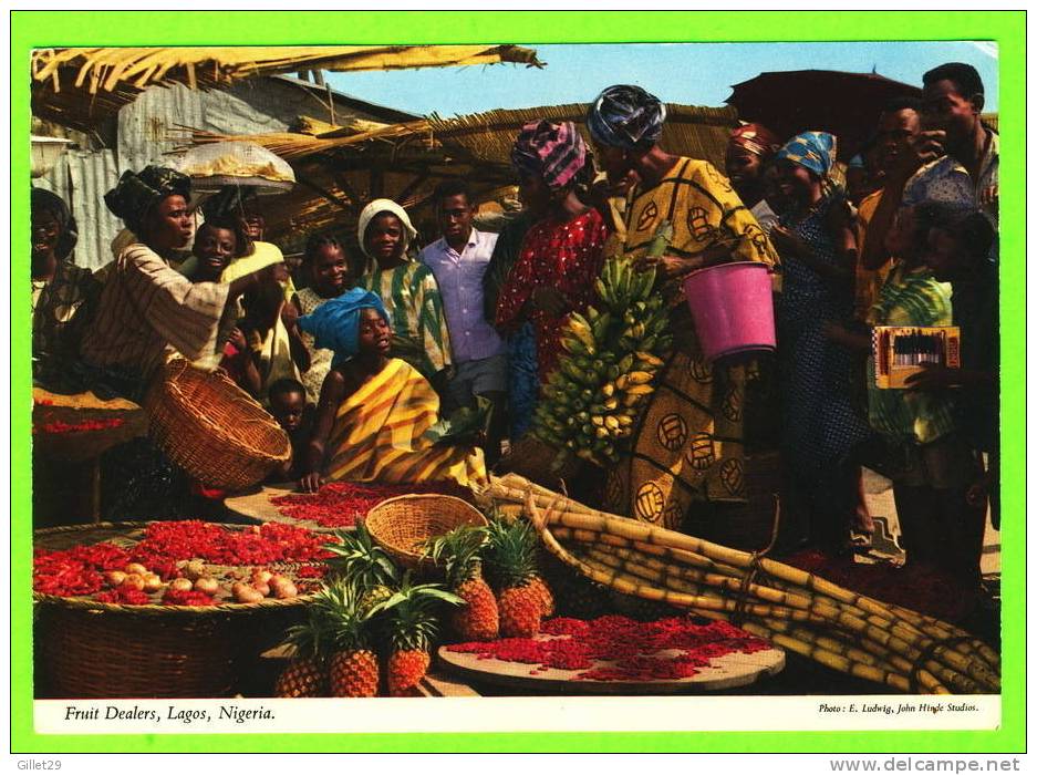 LAGOS, NIGERIA - FRUIT DEALERS - ANIMATED - PHOTO E.LUDWIG, JOHN HIDE STUDIOS - CIRCULÉE - - Nigeria