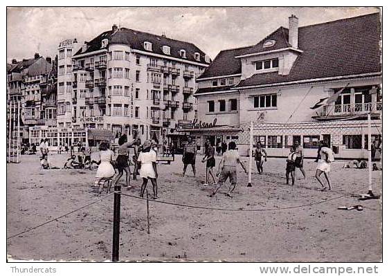 LA DE PANNE JEUX DE PLAGE STRANDSPELEN  SPLENDID HOTEL KURSAAL - De Panne