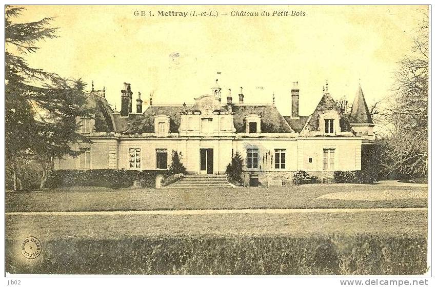 1 - Mettray (I Et L) - Chateau Du Petit Bois - Mettray