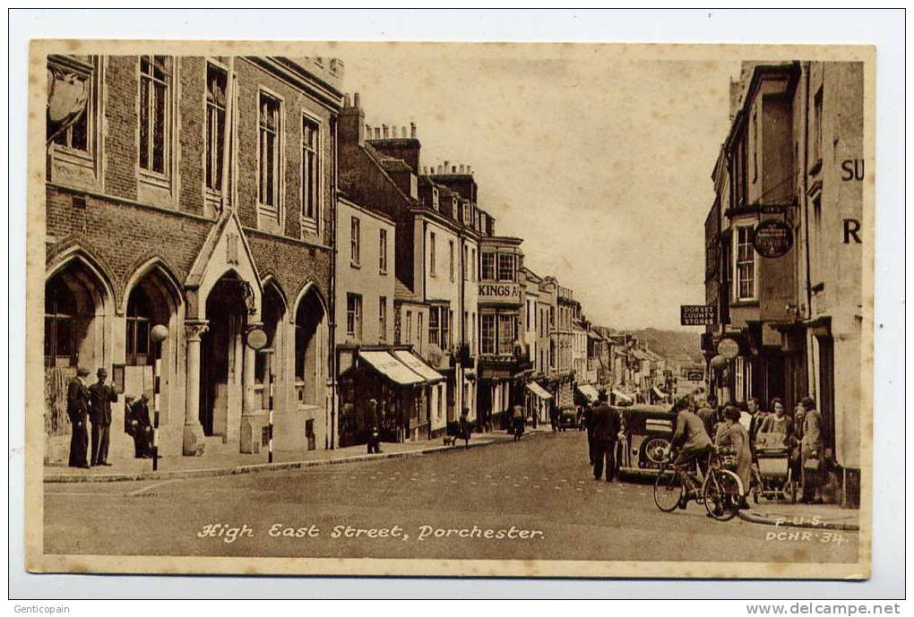 Q1 - ROYAUME-UNI - PORCHESTER - High East Street (1952 - Jolie Carte Animée) - Other & Unclassified