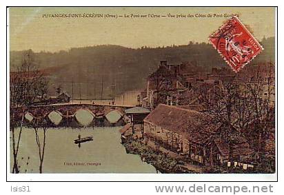 Dép 61 - RF4209 - Putanges - Pont Ecrepin - Le Pont Sur L´Orne - Vue Prise Des Côtes De Pont Ecrépin - Bon état - Putanges