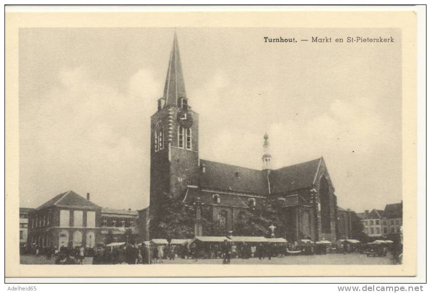 Turnhout Markt En St-Pieterskerk Uitgever Onbekend - Turnhout