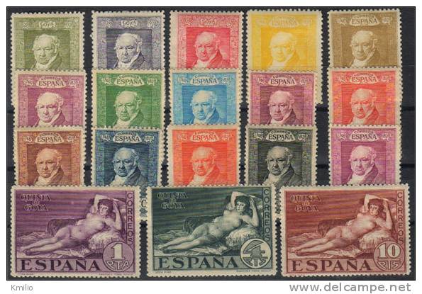 1930. Edifil 499-516* Goya Correo Terrestre Serie Completa En Nuevo - Nuevos