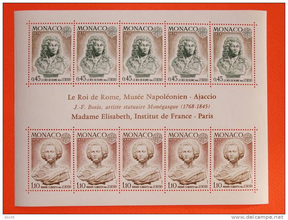 MONACO Bloc Feuillet N°9 De1974 - Europa  Neuf Avec Gomme D´origine, Sans Trace De Charnière.  Superbe - 1974