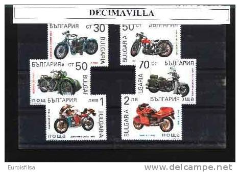 BULGARIA, 1992, 3454/59, MOTOS - Motorbikes