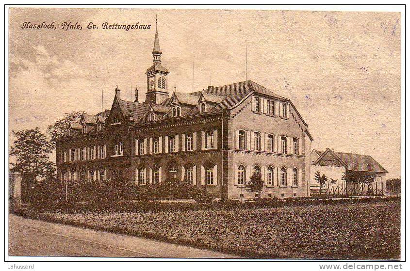Carte Postale Ancienne Hassloch, Pfals, Ev. Rettungshaus - Hassloch