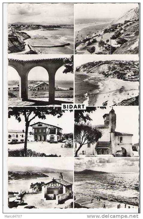 BIDART  GUETHARY 64 Carte Multivues Editions CAPCarte Dentelée Véritable Photo - Bidart