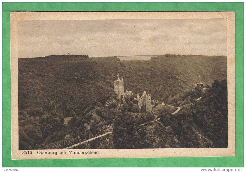 OBERBURG Bei MANDERSCHEID- Carte écrite En 1921 - Manderscheid