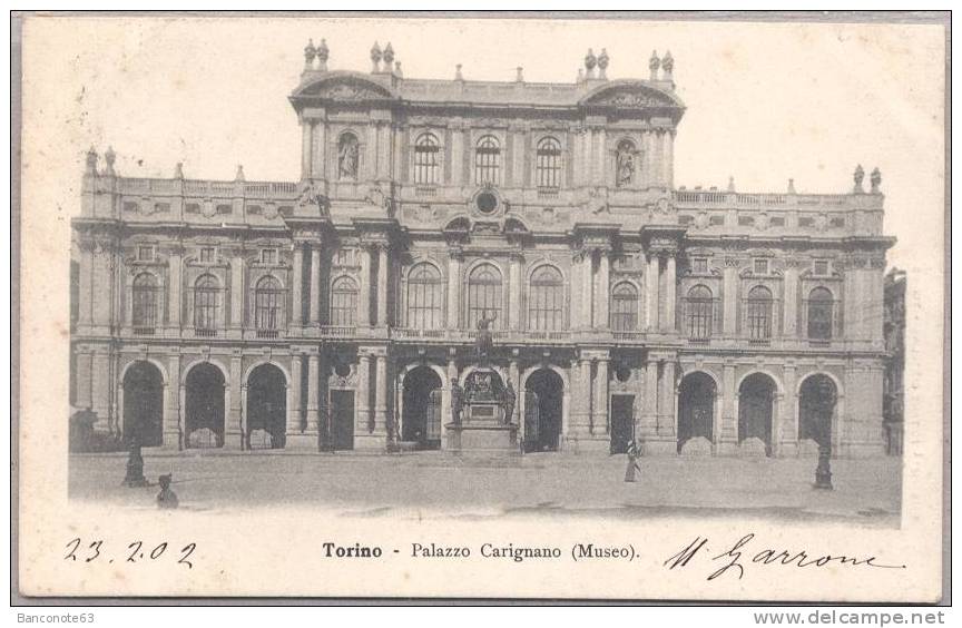 Torino. Palazzo Carignano. - Palazzo Carignano