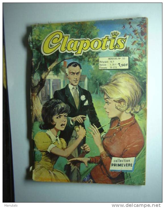 Livre Bd Collection Primevére " Clapotis " N°101 - Te Volgen