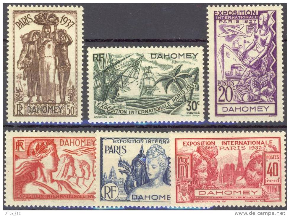 Exposition Internationale 1937 -  Dahomey   Neufs - Altri & Non Classificati